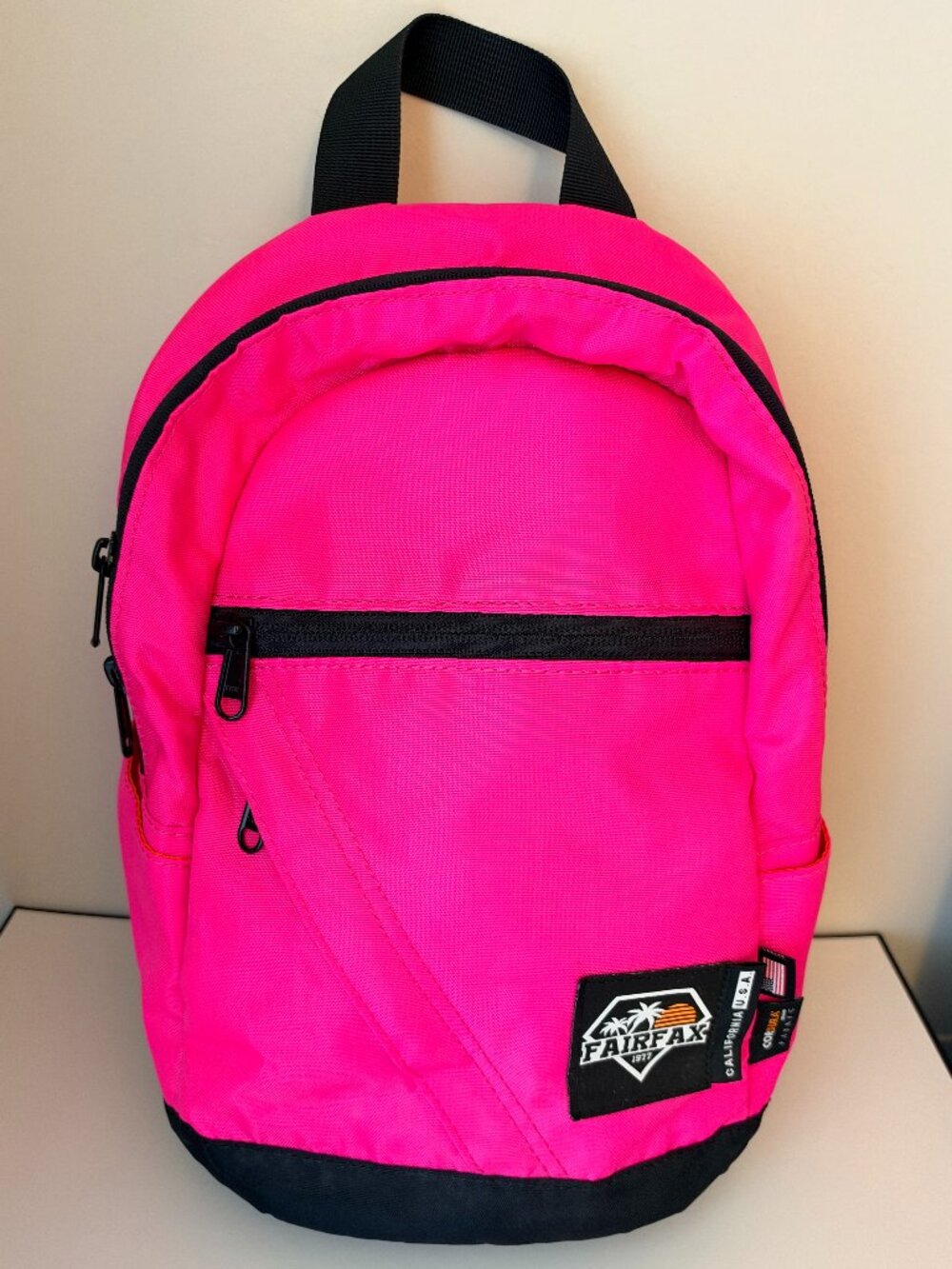 Neon Hot Pink Mini Backpack Cordura Utility Festival Daypack Gorpcore